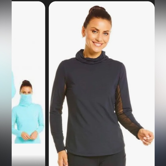 IBKUL long sleeve mock neck shirt - Picture 2 of 6